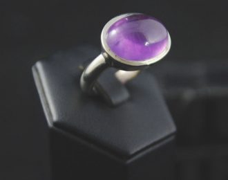 Anello pietra ametista